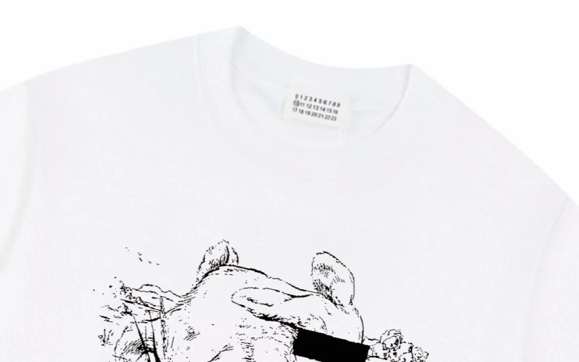 Salomon x Magiera MM 6 2025New Arrival logo Same Style t · 300 100％ · 32 · ：White Size：XS S M L